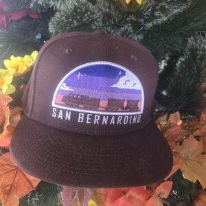 New Era Brown Night San Bernardino 66ers Hat Rare